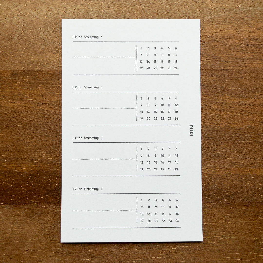 ドラマ記録リフィル | ミニ6