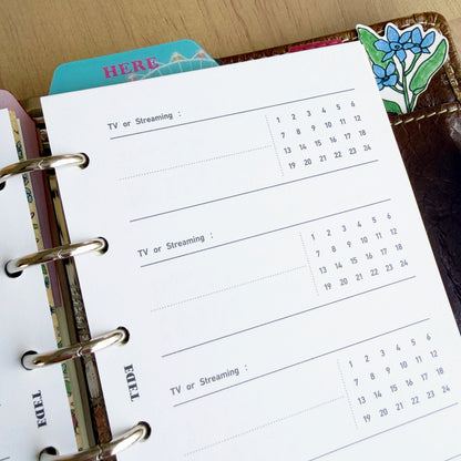 ドラマ記録リフィル | ミニ6