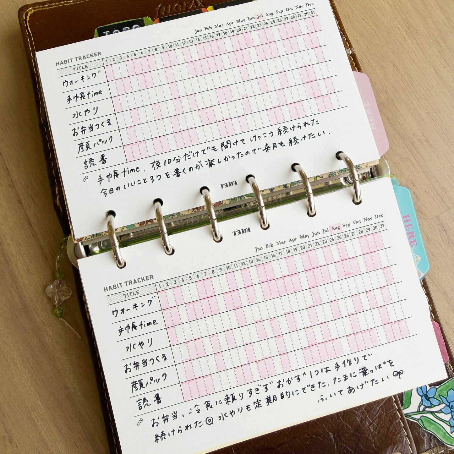 ハビットトラッカーリフィル | ミニ6