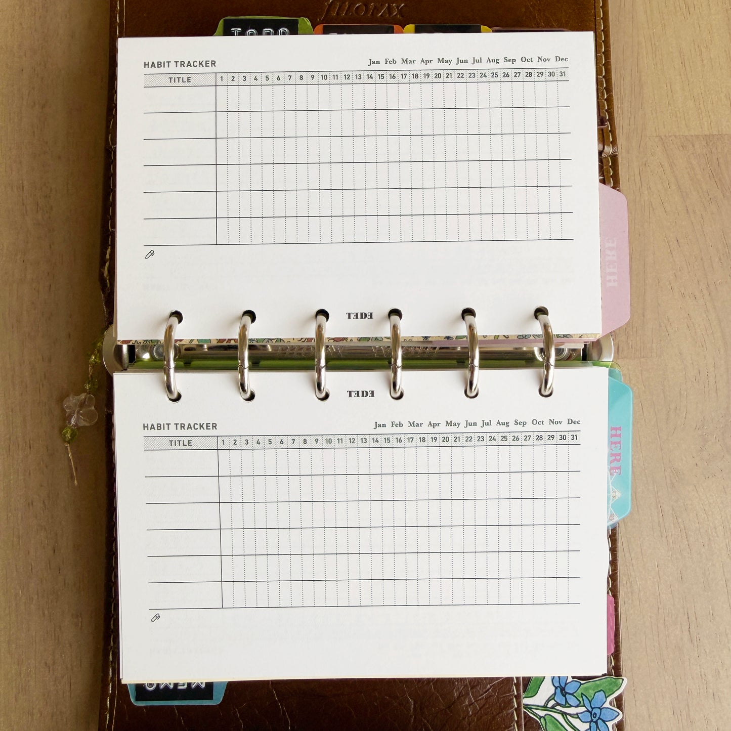 ハビットトラッカーリフィル | ミニ6