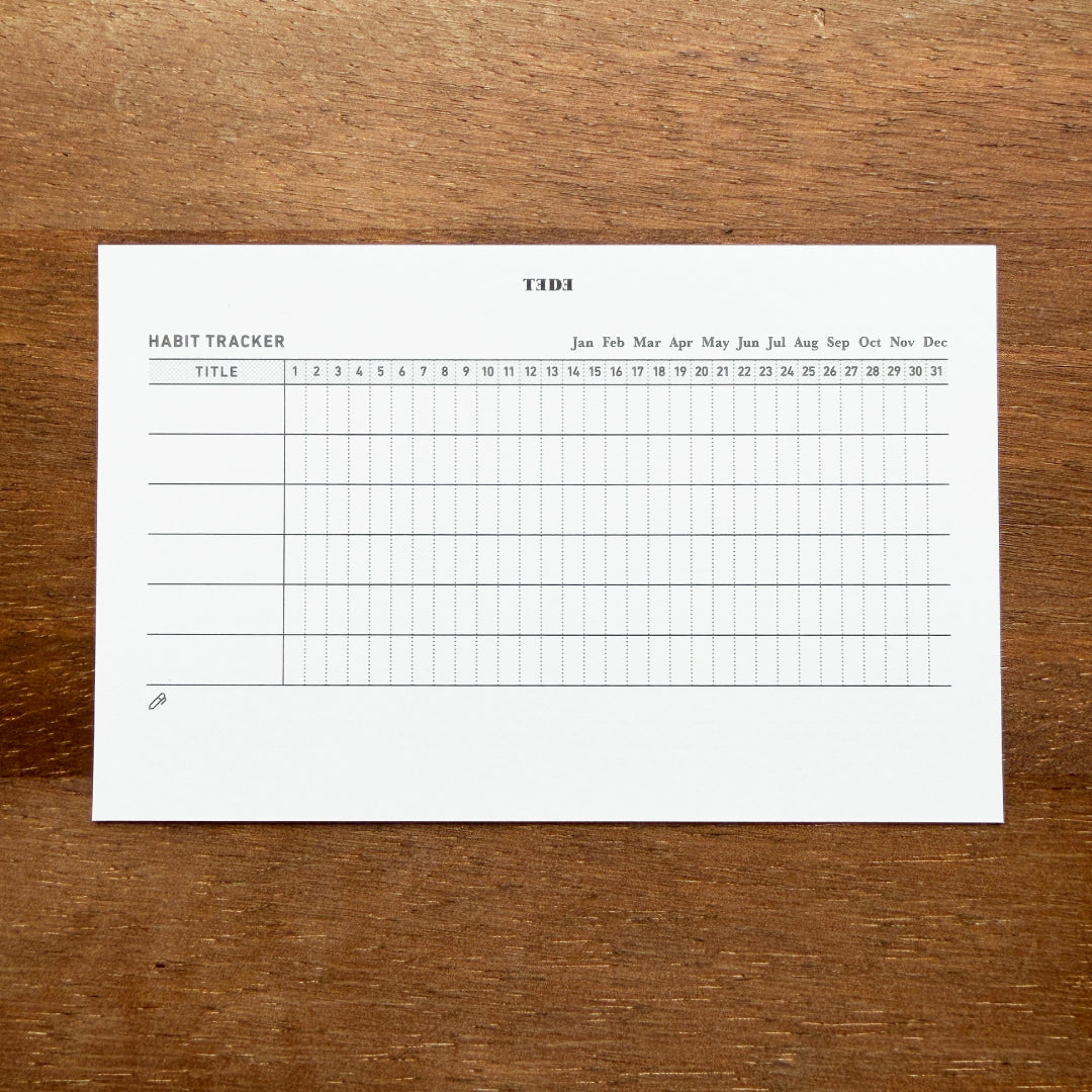 ハビットトラッカーリフィル | ミニ6