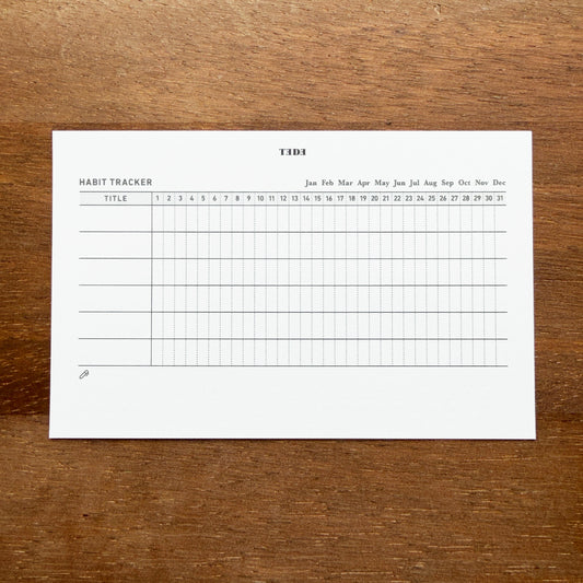 ハビットトラッカーリフィル | ミニ6